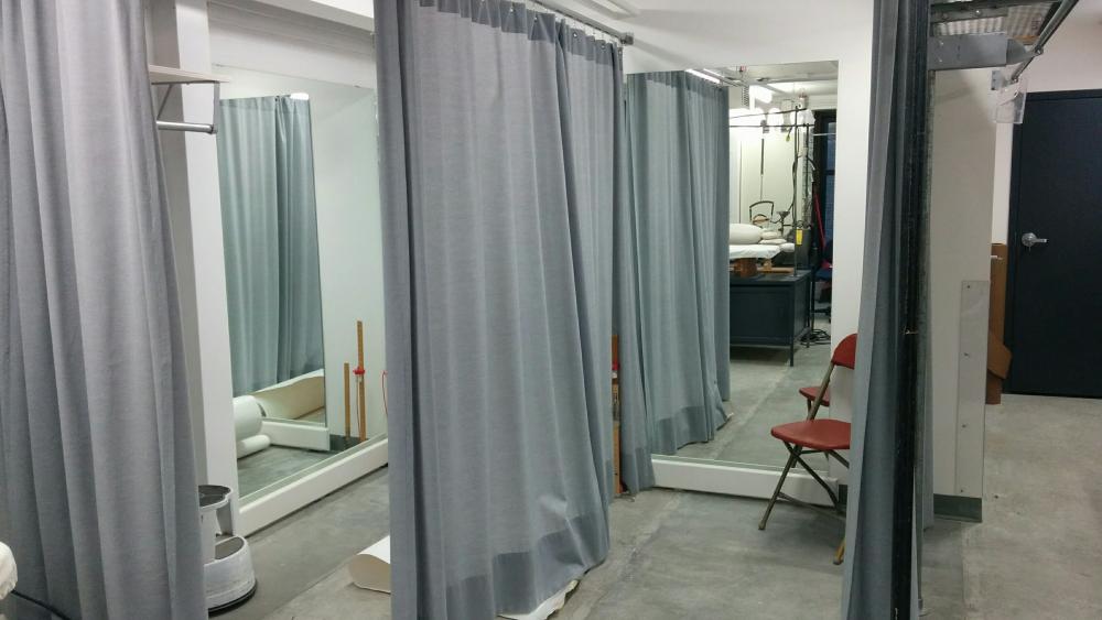 Fitting rooms
