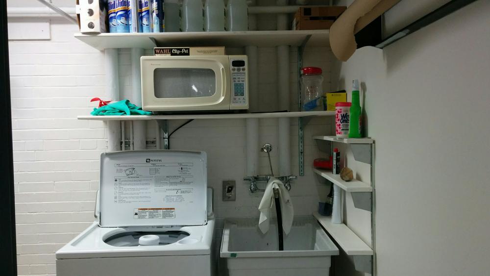 Textile, dyeing, aging and ennoblissement room